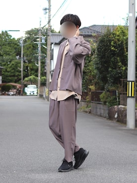 「Loose/ルース（ルース）のアイテム（テーラードジャケット）」を使った、トミーさん（メンズ・178cm）の秋コーディネート