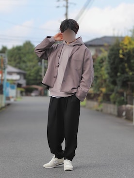 「Loose/ルース（ルース）のアイテム（テーラードジャケット）」を使った、トミーさん（メンズ・178cm）の秋コーディネート