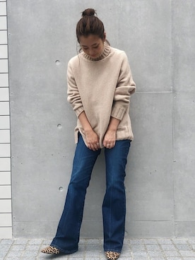 「STUDIOUS（ステュディオス）のアイテム（パンツ）」を使った、KAORIさん（レディース・153cm）の夏コーディネート