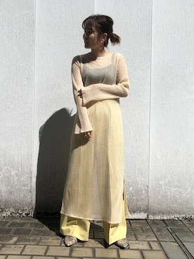 KAORIさん（レディース・153cm）の春コーディネート