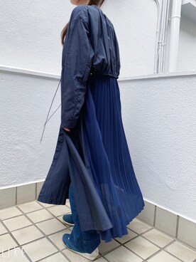 「軽量アウター」｜TAKUさん（レディース・156cm）の春コーディネート