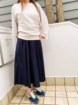 「MARECHAL TERRE（マルシャルテル）のアイテム」を使った、TAKUさん（レディース・156cm）の春コーディネート