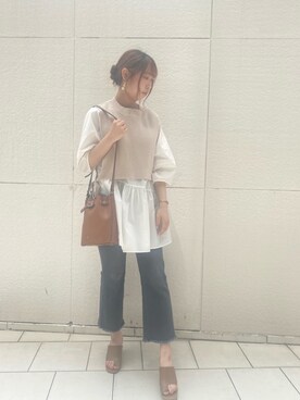 naoさん（レディース・162cm）の春コーディネート