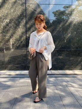 naoさん（レディース・162cm）の春コーディネート