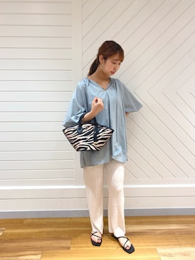 naoさん（レディース・162cm）の夏コーディネート