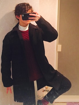 RYOMAさん（メンズ・169cm）の冬コーディネート