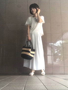 あっきーさん（レディース・160cm）の夏コーディネート