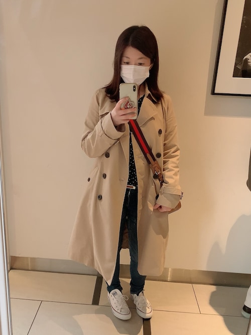 ぽのぷん Indexのトレンチコートを使ったコーディネート Wear