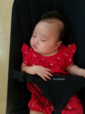 「3ヶ月」｜「アイテム（その他）」を使った、RINKOさん（キッズ・60cm）の秋コーディネート