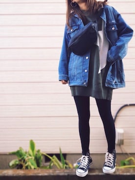 「HELLY HANSEN（ヘリーハンセン）のアイテム」を使った、nyaobuさん（レディース・164cm）の春コーディネート