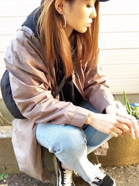 「HELLY HANSEN（ヘリーハンセン）のアイテム」を使った、nyaobuさん（レディース・164cm）の春コーディネート