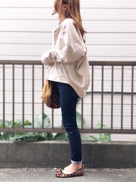 「TATRAS CONCEPT STORE（タトラスコンセプトストア）のアイテム（パンツ）」を使った、nyaobuさん（レディース・164cm）の秋コーディネート