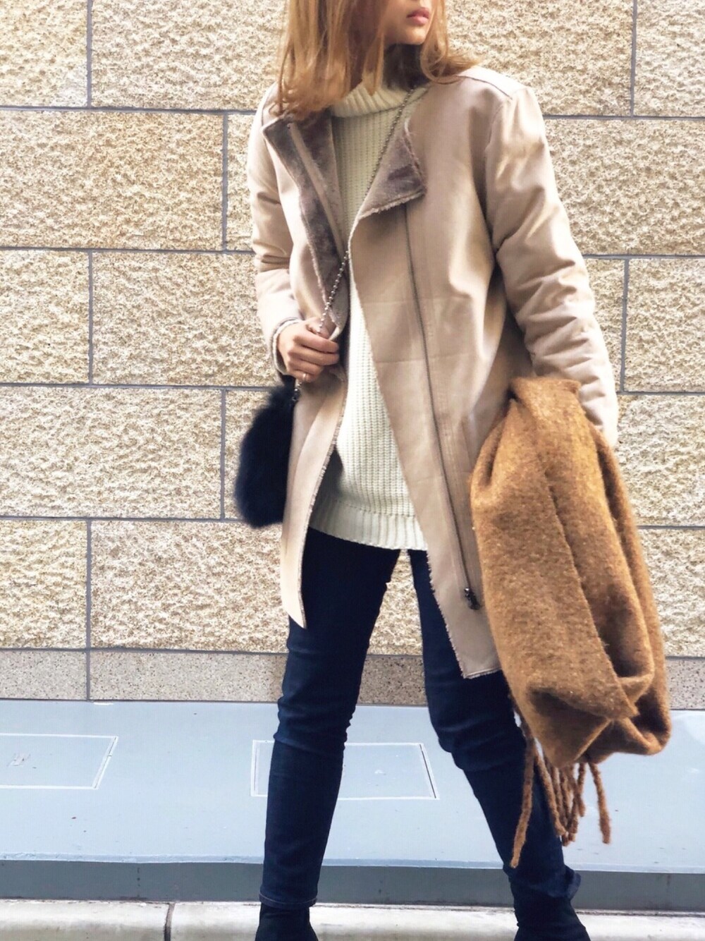 TRUNC（トランクエイティーエイト）の「Mouton Big Coat（その他