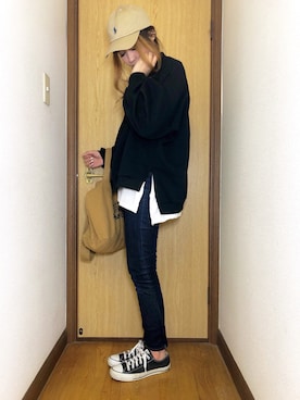 「OSMOSIS（オズモーシス）のアイテム」を使った、nyaobuさん（レディース・164cm）の春コーディネート