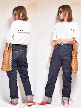 「SAGLiFE（サグライフ）のアイテム」を使った、nyaobuさん（レディース・165cm）の夏コーディネート