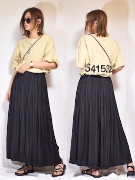 nyaobuさん（レディース・164cm）の夏コーディネート