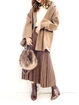 「reca（レカ）のアイテム（スウェット）」を使った、nyaobuさん（レディース・164cm）の秋コーディネート
