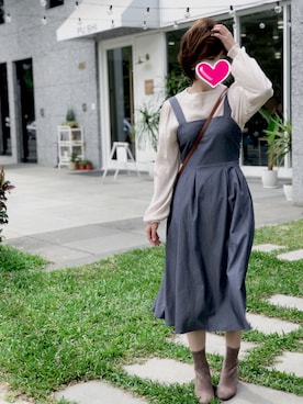 「VIS（ビス）のアイテム（トップス、ベージュ系）」を使った、Yuthikaさん（レディース・163cm）の秋コーディネート