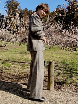 「スタミキ」｜「アイテム（ジャケット/アウター）」を使った、manaさん（レディース・161cm）の春コーディネート