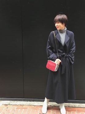 「JOINT WORKS（ジョイントワークス）のアイテム（ワンピース/ドレス）」を使った、ai taguchiさん（レディース・158cm）の秋コーディネート