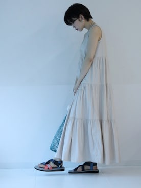 「JOINT WORKS（ジョイントワークス）のアイテム（ワンピース/ドレス）」を使った、ai taguchiさん（レディース・157cm）の春コーディネート