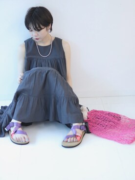 「JOINT WORKS（ジョイントワークス）のアイテム（ワンピース/ドレス）」を使った、ai taguchiさん（レディース・157cm）の春コーディネート