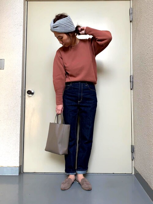 Etsu ユニクロのニット セーターを使ったコーディネート Wear