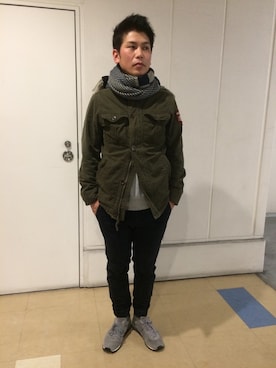 だか村さん（メンズ・169cm）の冬コーディネート