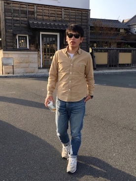 「JUNYA WATANABE（ジュンヤワタナベ）のアイテム」を使った、だか村さん（メンズ・169cm）の春コーディネート