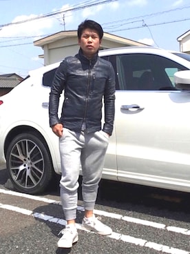 だか村さん（メンズ・169cm）の春コーディネート