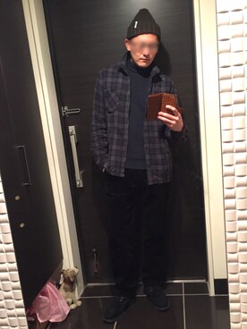 「marka（マーカ）のアイテム（帽子）」を使った、Kさんさん（メンズ・173cm）の春コーディネート