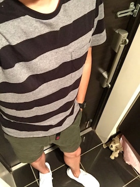 「カーキパンツ」｜Kさんさん（メンズ・173cm・40代）の春コーディネート