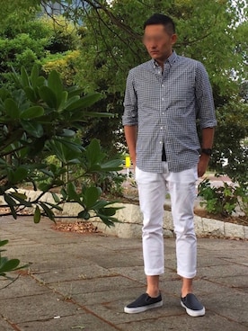 「Doシンプル部」｜「アイテム（その他）」を使った、Kさんさん（メンズ・173cm）の夏コーディネート