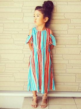 sana♡さん(キッズ・100cm)の夏コーディネート