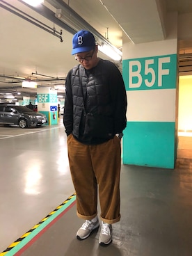 Gu ジーユー のパンツ ブラウン系 を使ったメンズ人気ファッションコーディネート Wear