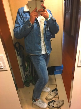 「flower」｜「アイテム（ブルゾン）」を使った、yu-jiさん（メンズ・175cm）の冬コーディネート