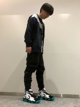 「Reebok（リーボック）のアイテム（その他）」を使った、リーボックさん（メンズ・170cm）の冬コーディネート