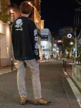 リーボックさんの「【Reebok CLASSIC x Chocomoo】リーボック x チョコムー セーター シャツ [Reebok x Chocomoo Sweater Shirt]」を使ったコーディネート