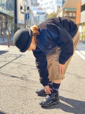 「rhdmx」｜リーボックさん（レディース・153cm）の冬コーディネート
