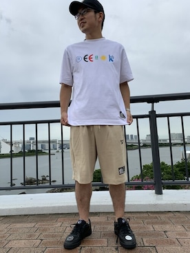 「Reebok（リーボック）のアイテム（その他）」を使った、リーボックさん（メンズ・171cm）の夏コーディネート