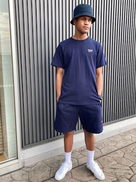 「rtyama」｜リーボックさん（メンズ・180cm）の夏コーディネート