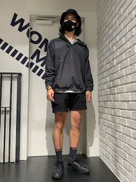 「Reebok（リーボック）のアイテム（スウェット）」を使った、リーボックさん（メンズ・180cm）の秋コーディネート