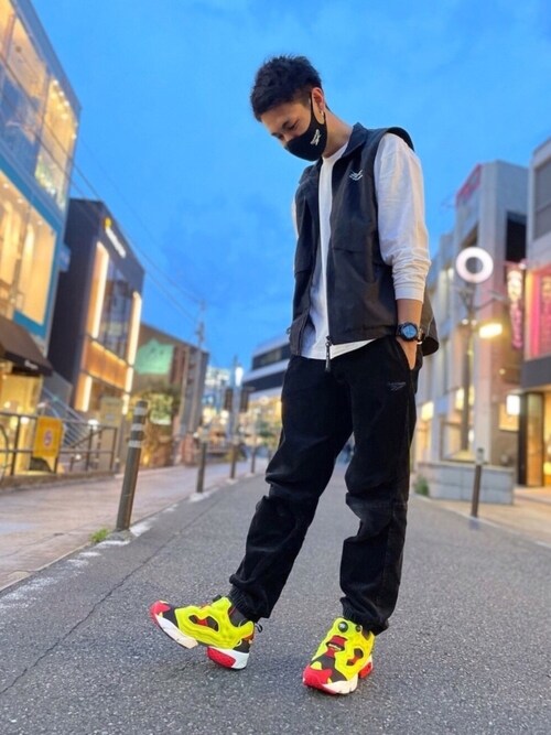 リーボック Reebokのスニーカーを使ったコーディネート Wear
