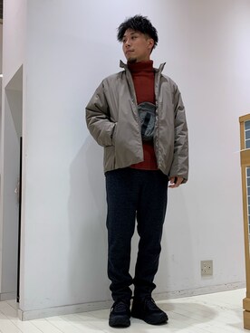 「一押しのアウタースタイル」｜「アイテム（ブルゾン）」を使った、Shogo Kondaさん（メンズ・175cm）の冬コーディネート