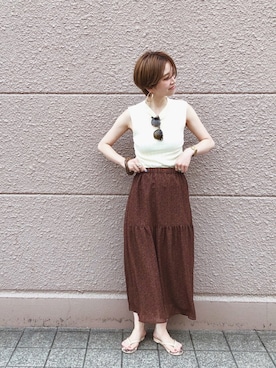 Kanakoさん（レディース・163cm）の夏コーディネート