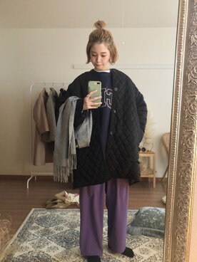 Kanakoさん（レディース・163cm）の冬コーディネート