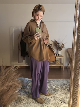 Kanakoさん（レディース・163cm）の冬コーディネート