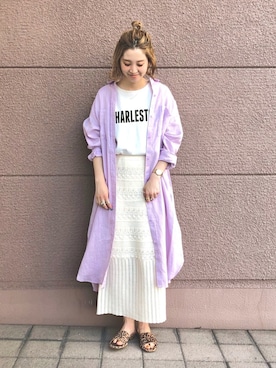 Kanakoさん（レディース・163cm）の春コーディネート