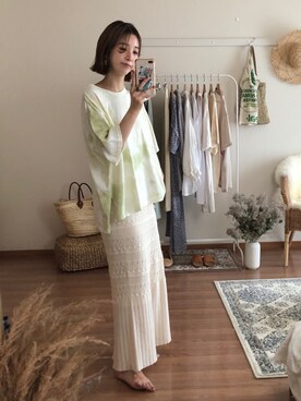 Kanakoさん（レディース・163cm）の夏コーディネート