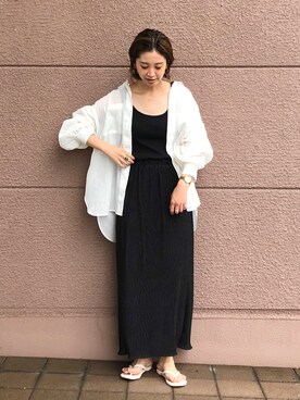 Kanakoさん（レディース・163cm）の夏コーディネート